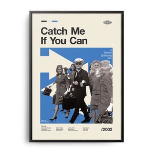VINTAGE INSPIRED Movie Print, Retro Movie Poster, Midcentury Modern, Retro TV Show Poster, Minimal Movie Art, Best Movies of All Time, Art