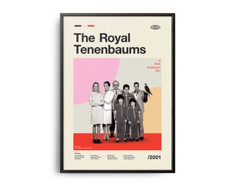 VINTAGE INSPIRED Movie Print, Retro Movie Poster, Midcentury Modern, Retro TV Show Poster, Minimal Movie Art, Best Movies of All Time, Art