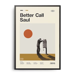 VINTAGE INSPIRED Movie Print, Retro Movie Poster, Midcentury Modern, Retro TV Show Poster, Minimal Movie Art, Best Movies of All Time, Art