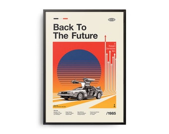 VINTAGE INSPIRED Movie Print, Retro Movie Poster, Midcentury Modern, Retro TV Show Poster, Minimal Movie Art, Best Movies of All Time, Art