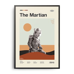 VINTAGE INSPIRED Movie Print, Retro Movie Poster, Midcentury Modern, Retro TV Show Poster, Minimal Movie Art, Best Movies of All Time, Art
