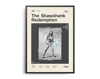 VINTAGE INSPIRED Movie Print, Retro Movie Poster, Midcentury Modern, Retro TV Show Poster, Minimal Movie Art, Best Movies of All Time, Art