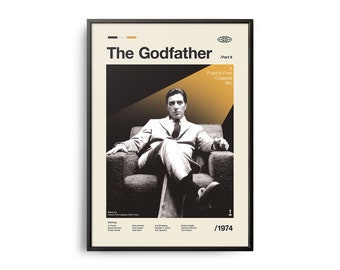 VINTAGE INSPIRED Movie Print, Retro Movie Poster, Midcentury Modern, Retro TV Show Poster, Minimal Movie Art, Best Movies of All Time, Art