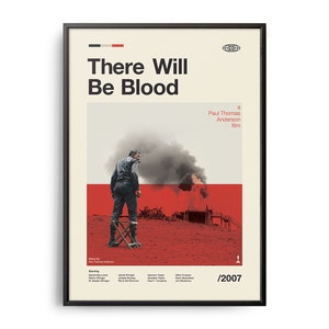 VINTAGE INSPIRED Movie Print, Retro Movie Poster, Midcentury Modern, Retro TV Show Poster, Minimal Movie Art, Best Movies of All Time, Art