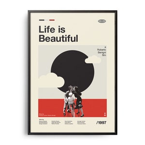 VINTAGE INSPIRED Movie Print, Retro Movie Poster, Midcentury Modern, Retro TV Show Poster, Minimal Movie Art, Best Movies of All Time, Art