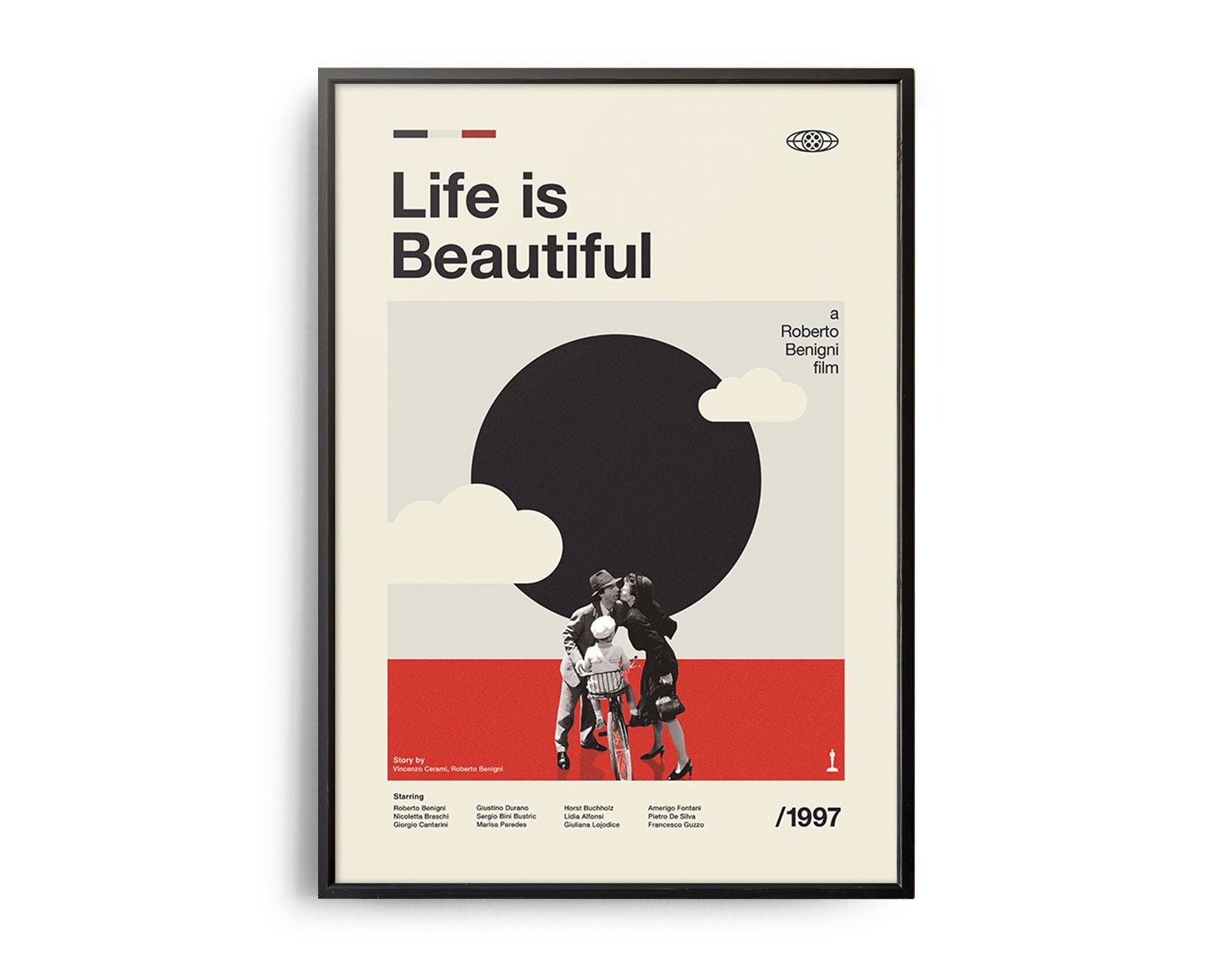 ヴィンテージ風映画プリント、レトロ映画ポスター、ミッドセンチュリー