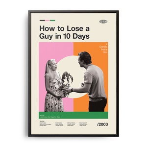 VINTAGE INSPIRED Movie Print, Retro Movie Poster, Midcentury Modern, Retro TV Show Poster, Minimal Movie Art, Best Movies of All Time, Art