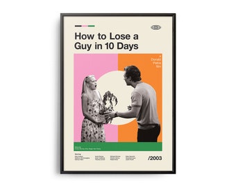 VINTAGE INSPIRED Movie Print, Retro Movie Poster, Midcentury Modern, Retro TV Show Poster, Minimal Movie Art, Best Movies of All Time, Art