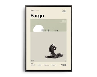 Stampe di film ispirate al vintage, poster di film retrò, stile moderno di metà secolo, poster di programmi TV retrò, arte cinematografica minimalista, i migliori film di tutti i tempi, arte