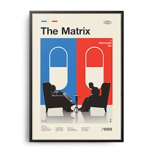VINTAGE INSPIRED Movie Print, Retro Movie Poster, Midcentury Modern, Retro TV Show Poster, Minimal Movie Art, Best Movies of All Time, Art