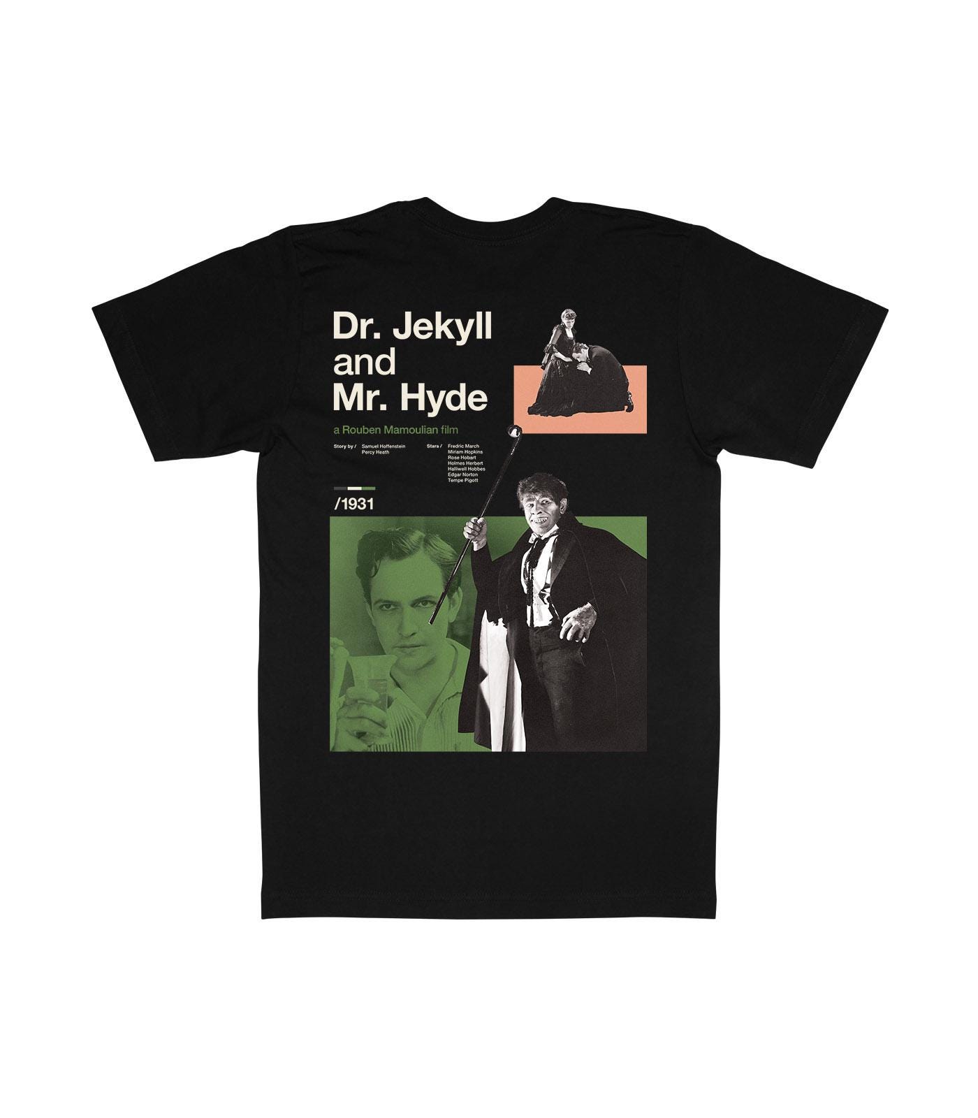 Dr. Jekyll and Mr. Hyde T-shirt – Midcentury Cult Film Design