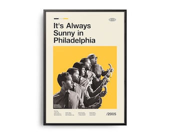 VINTAGE INSPIRED Movie Print, Retro Movie Poster, Midcentury Modern, Retro TV Show Poster, Minimal Movie Art, Best Movies of All Time, Art
