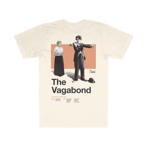 The Vagabond T-Shirt – Midcentury Kultfilm Design – Bio Baumwolle T-Shirt für Cinephiles – Minimalistische Film-inspirierte Kunst Shirt