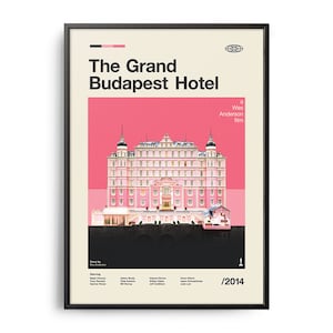 VINTAGE INSPIRED Movie Print, Retro Movie Poster, Midcentury Modern, Retro TV Show Poster, Minimal Movie Art, Best Movies of All Time, Art