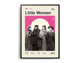 VINTAGEINSPIRERAD filmtryck, retrofilmaffisch, midcentury modern, retro TV-programaffisch, minimalistisk filmkonst, bästa filmerna genom tiderna, konst