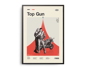 VINTAGE INSPIRED Movie Print, Retro Movie Poster, Midcentury Modern, Retro TV Show Poster, Minimal Movie Art, Best Movies of All Time, Art