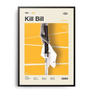 VINTAGE INSPIRED Movie Print, Retro Movie Poster, Midcentury Modern, Retro TV Show Poster, Minimal Movie Art, Best Movies of All Time, Art
