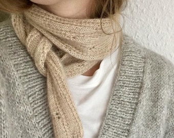 Augusta Lace Scarf | English Knitting Pattern