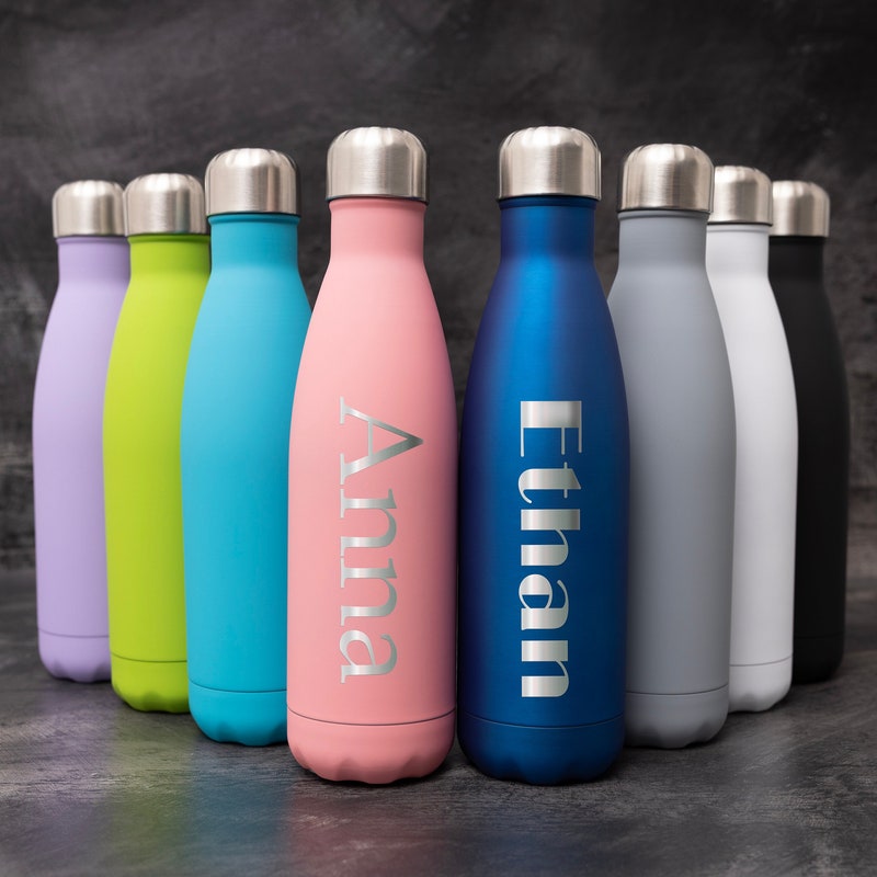 Personalized Stainless Steel Water Bottle - Etsy