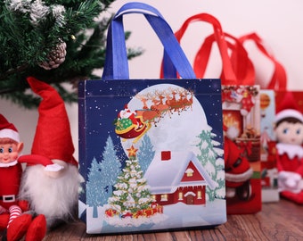 Elevate Your Gifting Experience with Exquisite Christmas Gift Bags, Plastic Gift Bag, Carry Bag, Christmas Party Bags