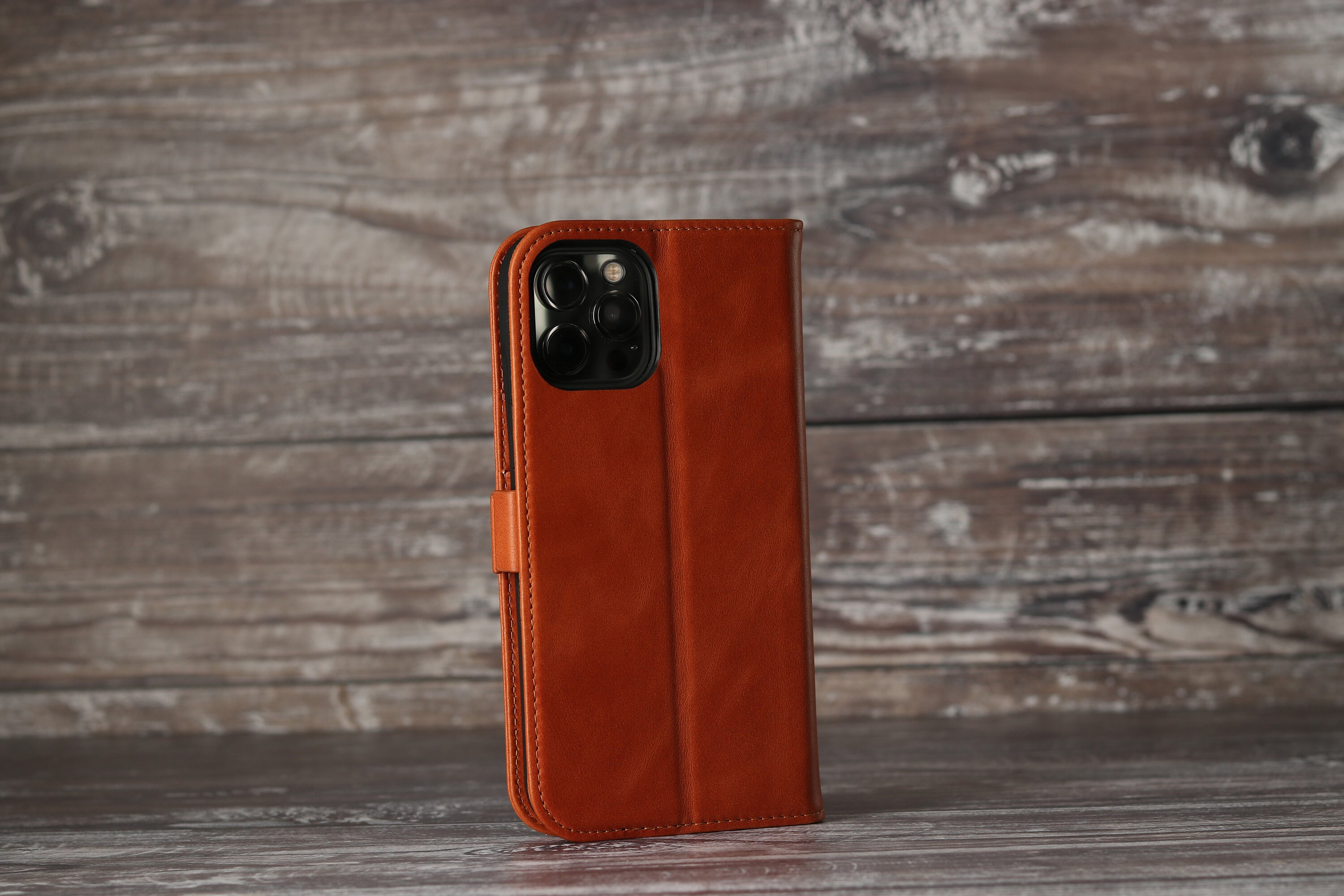 Personalised Genuine Leather Flip Case For iPhone 12 Pro Etsy