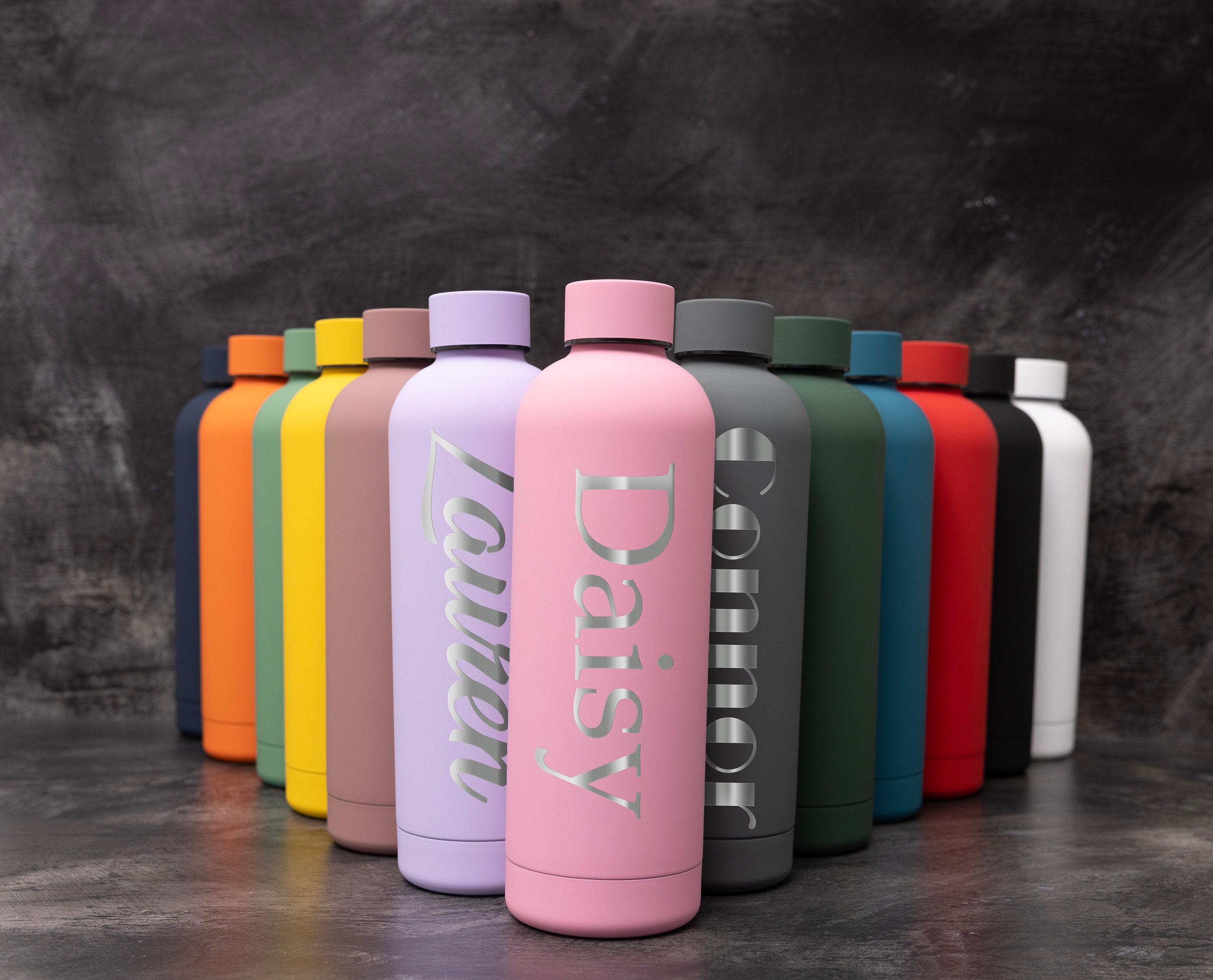 Personalised Name Water Bottle, Personalized Engraved Drinking Bottle ...