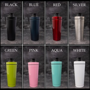 Personalised 550ML, 750ML Protein Shaker, Personalized Custom Name Shaker Cup Stainless Steel Protein Shaker Gifts Ideas For Gym Lover image 9