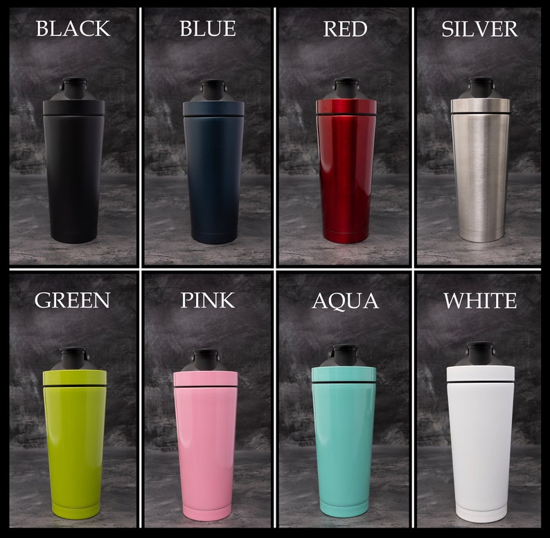 Personalised 550ML, 750ML Protein Shaker, Personalized Custom Name Shaker Cup Stainless Steel Protein Shaker Gifts Ideas For Gym Lover image 9