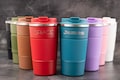 Personalised 380ML, 510ML Metal Coffee Cups, Personalized Engraved Stainless Steel Coffee/Tea Mugs, Hot - Cold Travel Mug, Gift For Him/Her