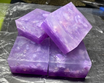 Amethyst Crystal Soap Bars