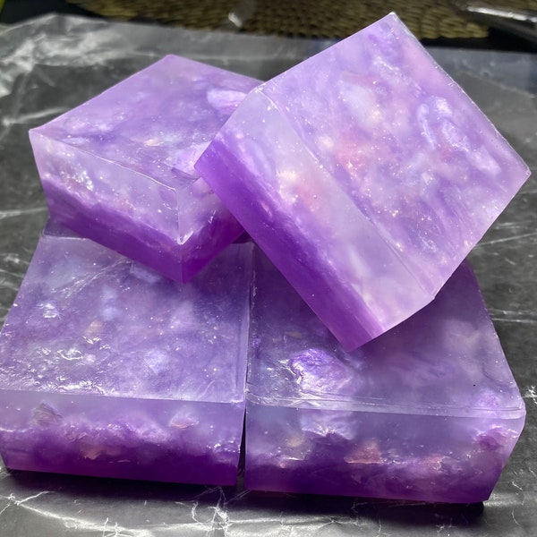 Amethyst Crystal Soap Bars