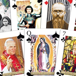 Holy Playing Cards | Premium Cards Featuring the Saints