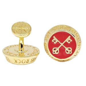 Keys of St Peter 14K Gold Plated Cufflinks