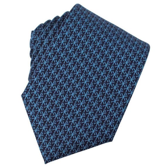 Chi Rho Mulberry Silk Necktie: Catholic Tie, Cardinal Red or Blue