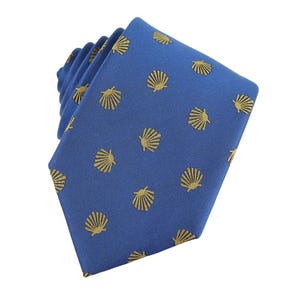 Camino de Santiago Woven Silk Necktie