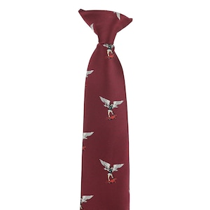 St. Michael Boy&#39;s Necktie, Burgundy