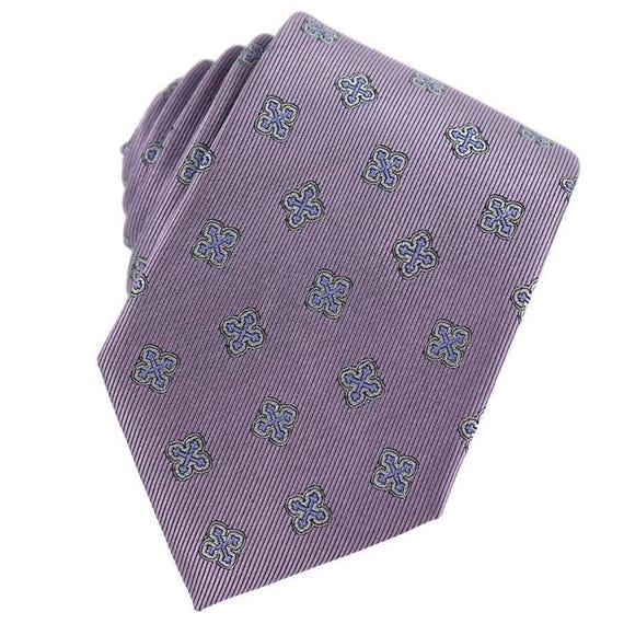 Byzantine Cross Woven Silk Necktie - Bloom or Sienna Catholic Religious Tie Gift