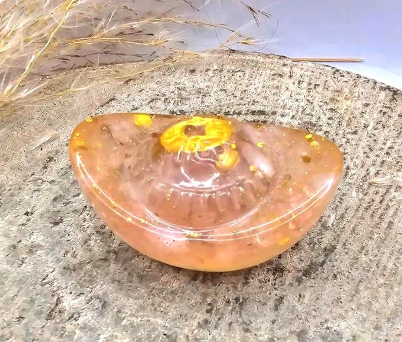 金で満たされた風水宝ボウル（元宝）装飾 画像 4