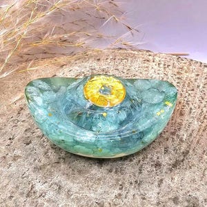金で満たされた風水宝ボウル（元宝）装飾 画像 9