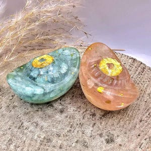 金で満たされた風水宝ボウル（元宝）装飾 画像 7