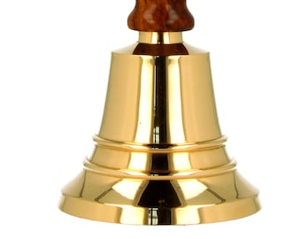 Handglocke auch Tischglocke genannt Höhe 18 cm Durchmesser 75 mm inkl. Gravur