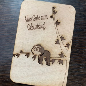 Holzkarten