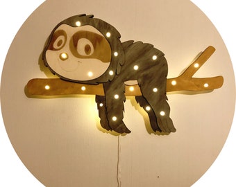 Luiaardlamp kinderlampje nachtlampje