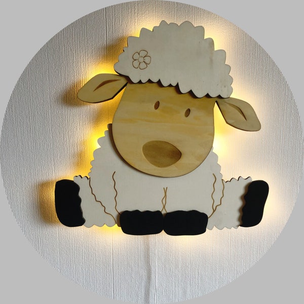 Schaf Lampe Schlummerlicht