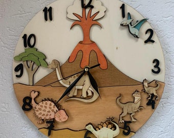 Dinosaurier Uhr Kinderuhr