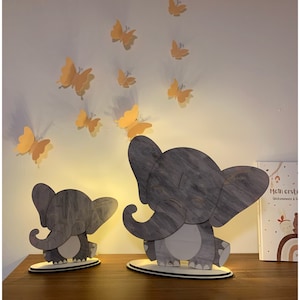 Elephant night light standing