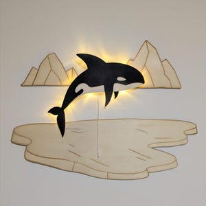 Wandlampe Orca Nachtlicht