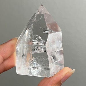 Semi Polished Lemurian Quartz Tower #12