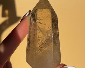 Natural Citrine Tower from Brazil #CT31