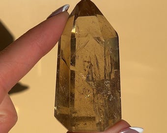 Natural Citrine Tower from Brazil #CT21